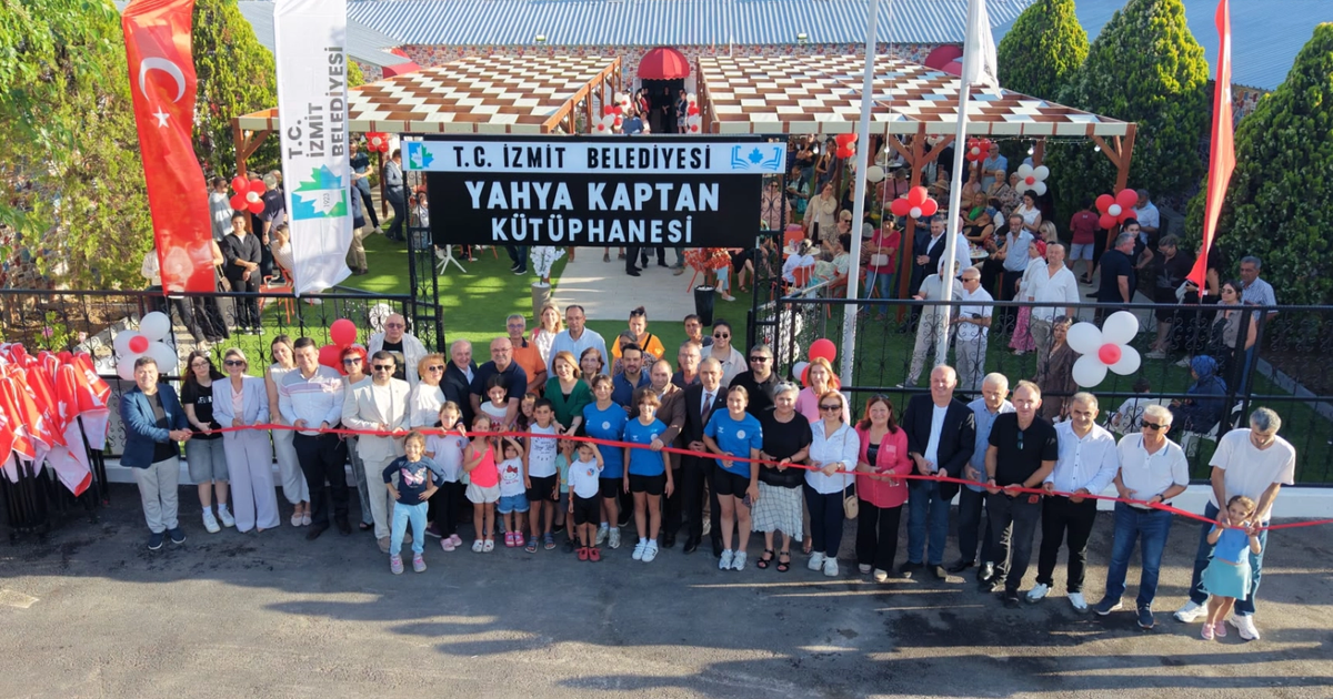 İzmit Belediyesinden hizmet atağı: Yahya Kaptan Kütüphanesi açıldı Img